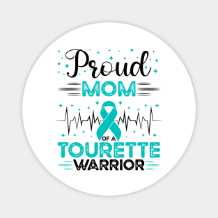 Proud Mom Of A Tourette Warrior Tourette Syndrome Awareness Magnet